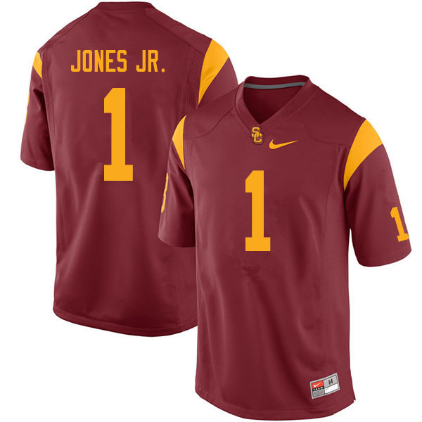 Men #1 Velus Jones Jr. USC Trojans College Football Jerseys Sale-Cardinal - Click Image to Close